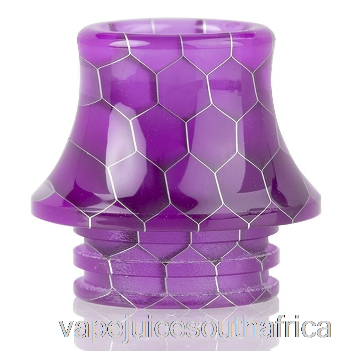 Vape Pods 810 Cone Snake Skin Resin Drip Tip Purple